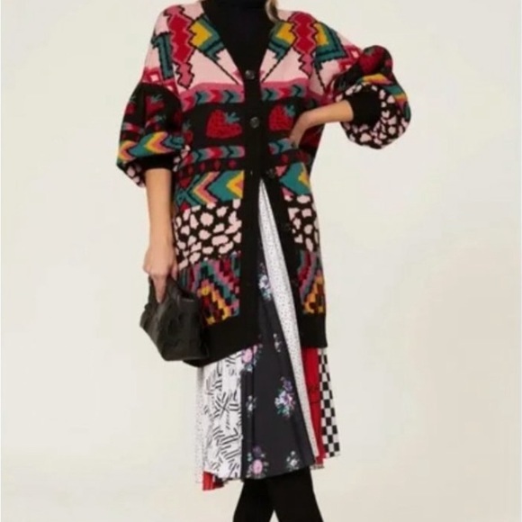 FARM Rio Multicolor Patterned Cardigan - Picture 8 of 10